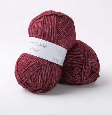 Phildar Phil Cage Bordeaux 0005 - 1038 op=op 