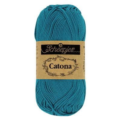 Scheepjes Catona 400 50 gram - Petrol blauw