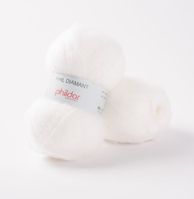 Phildar Phil Diamant Blanc 10-1225 op=op 