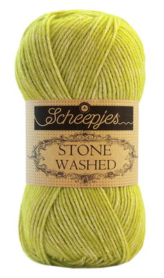 Scheepjes Stone Washed 827 Paridot - lime groen