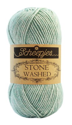 Scheepjes Stone Washed 828 Larimar - oud mint groen