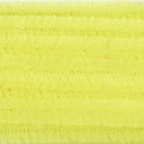 Chenille 12 mm - 30 cm geel (10 stuks)