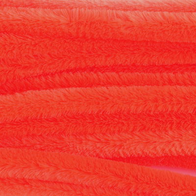 Chenille 12 mm - 30 cm oranje 10 stuks 
