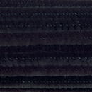 Chenille 6 mm - 30 cm zwart (25 stuks)