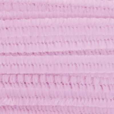 Chenille 6 mm - 30 cm roze 25 stuks 