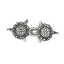 Haak Noorse Vestsluiting 55 mm rond 1105