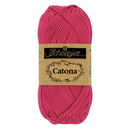Scheepjes Catona 413 cherry (50 gram) - donker rood paars