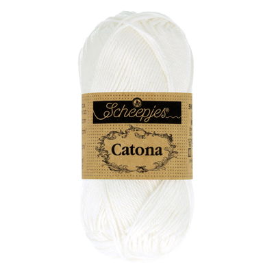 Scheepjes Catona 106 snow white 50 gram 