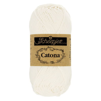Scheepjes Catona 105 bridal White 50 gram 