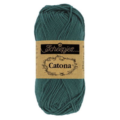 Scheepjes Catona 244 Spruce 50 gram - donker groen