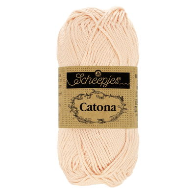 Scheepjes Catona 255 Nude 50 gram - licht huidskleur