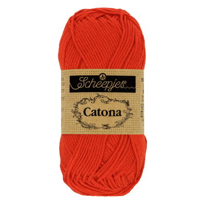 Scheepjes Catona 390 Poppy Rose 50 gram - rood