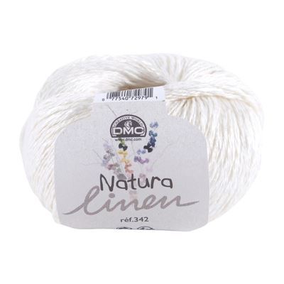 DMC Natura Linen 001 wit op=op 