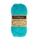 Scheepjes River Washed XL 988 - donker aqua blauw