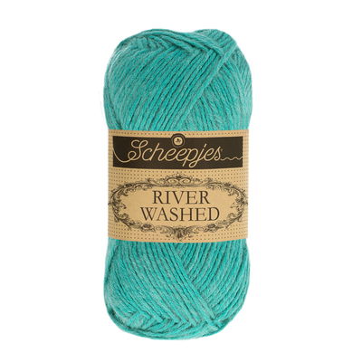 Scheepjes River Washed 952 Rhine - donker aqua