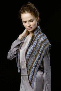 Lang Yarns Leaflet driehoek sjaal - jawoll magic degrade