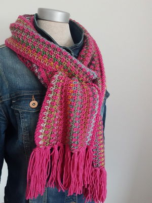 Lang Yarns Leaflet sjaal - tantesetje