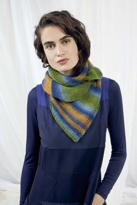 Lang Yarns Leaflet sjaal - Rosalba