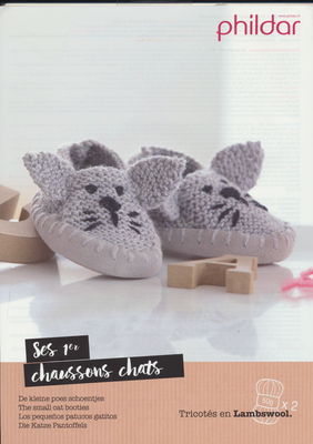 Leaflet Phildar pantoffels poes op=op 