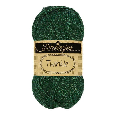 Scheepjes Twinkle 923 kerstgroen op=op uit collectie 