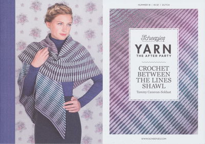 Scheepjes Yarn after party no. 18 between the lines shawl