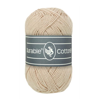 Durable Cotton 8 brei- en haakgaren 2212 ecru - zand