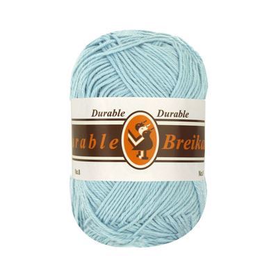 Durable Cotton 8 brei- en haakgaren 13 licht blauw op=op uit collectie 