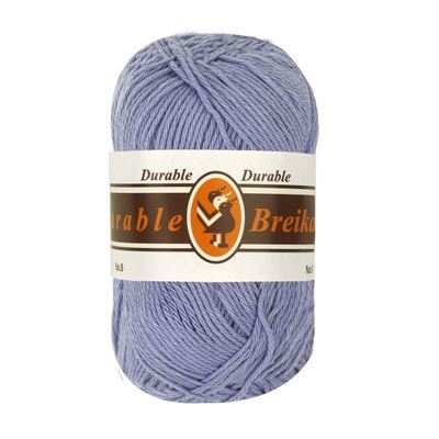 Durable Cotton 8 brei- en haakgaren 267 lavendel op=op uit collectie 
