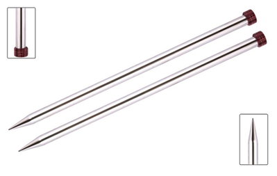Breinaalden met knop nr 2,5 - 40 cm Cubics Nova metaal knitpro