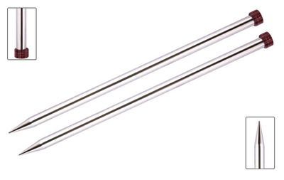 Breinaalden met knop nr 2,5 - 40 cm Nova metaal knitpro