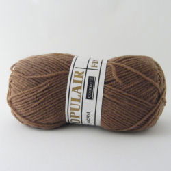 populair fin 75 donker zandbruin op=op 