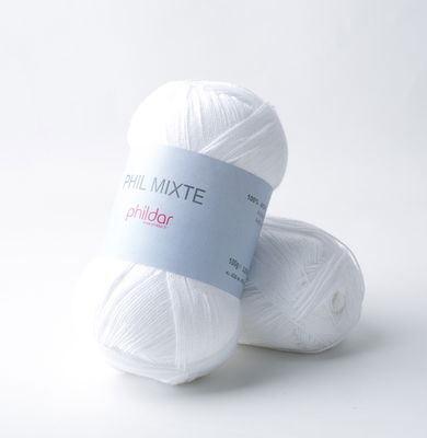 Phildar Phil Mixte Blanc op=op 