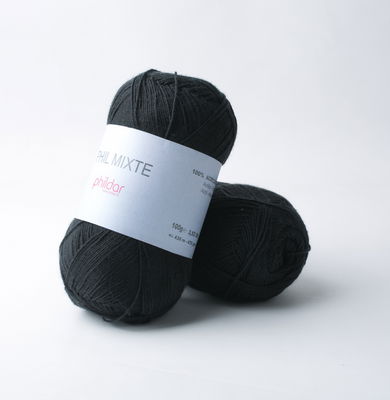 Phildar Phil Mixte Noir 2200 op=op uit collectie 