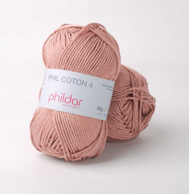 Phildar Phil Coton 4 Vieux rose op=op uit collectie 