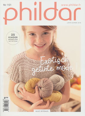 Phildar nr 151 25 breimodellen lente-zomer voor kinderen van 2 t/m 12 jaar