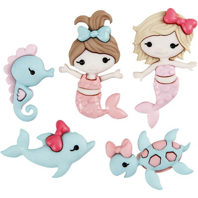 Knoop onderwaterwereld 5 stuks 