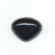 Neus 9-10 mm rond zwart 5 stuks 