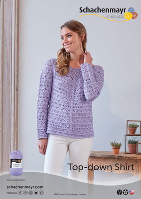 Leaflet S10222 Trui in ajourpatroon op=op 