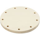 Houten cirkel 12 cm met gaatjes (10 mm dik)
