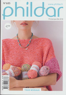 Phildar nr 685 16 patronen voor het breien van zomerse dameskleding