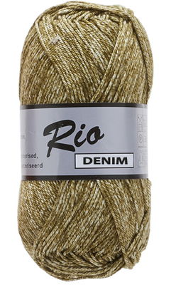 Lammy Yarns Rio denim 652 kaki op=op uit collectie 