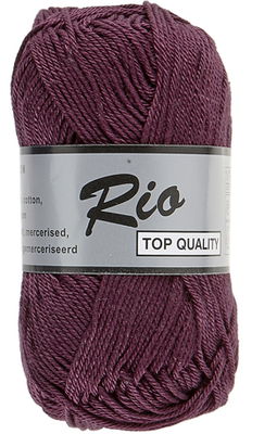 Lammy Yarns Rio 858 paars aubergine