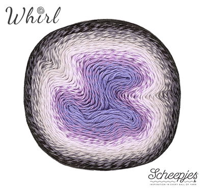 Scheepjes Whirl 786 dark grape squish - lila grijs