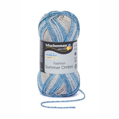 Schachenmayr Summer Ombre 84 zand blauw op=op 