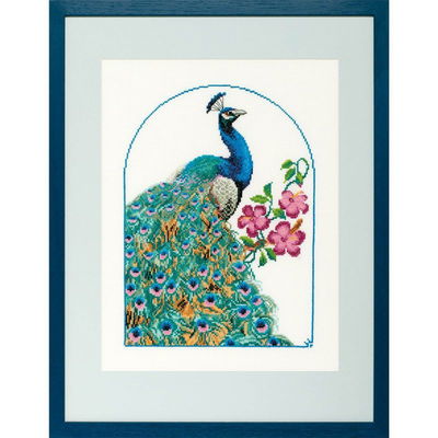 Borduurpakket dieren - Pauw - Pako 237101 op=op uit collectie 