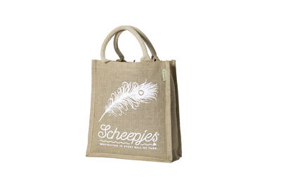 Tas jute met pauweveer - Scheepjes