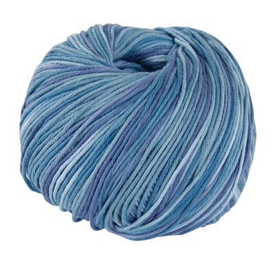 DMC Cotton Natura 302S-N407 denim gemeleerd op=op uit collectie 