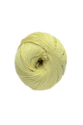 DMC Cotton Natura 302S-N43 licht geel op=op uit collectie 