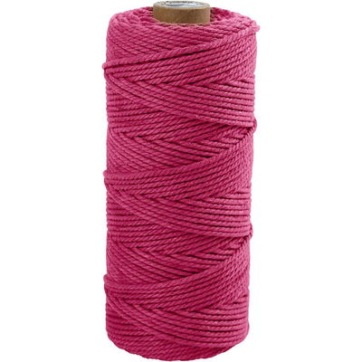Katoenkoord 2 mm - 41538 pink 100 meter 