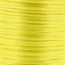 Satijnkoord 3 mm neon geel - Kumihimo (5 mtr)